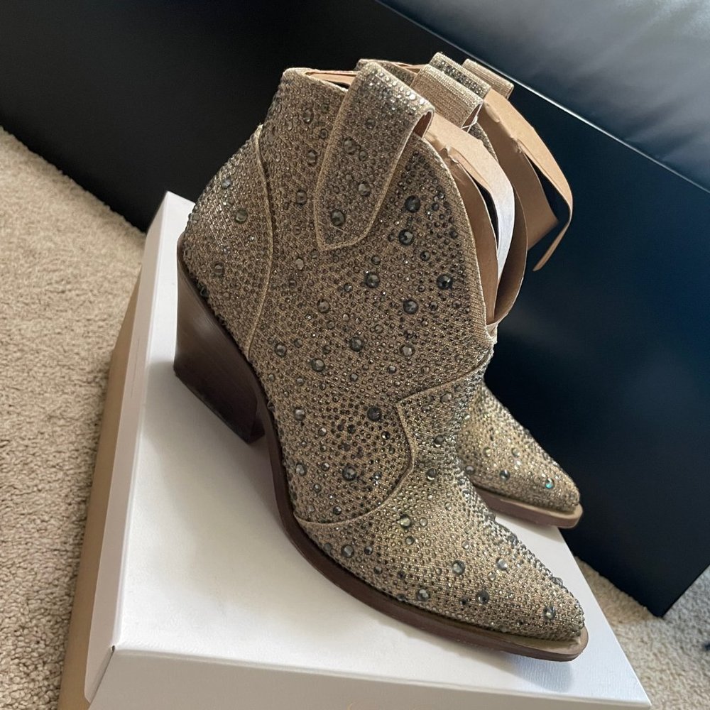 Jessica Simpson Rhinestone Western Boots